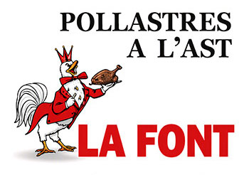 Pollastres a l'ast la font